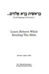 Book cover for Learn Hebrew While Reading The Bible