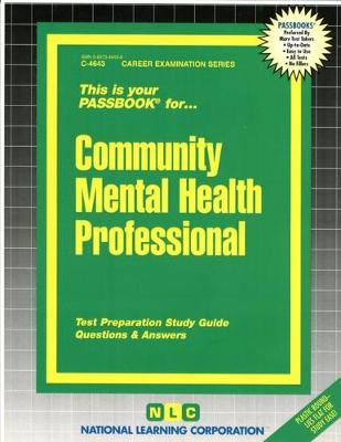 Book cover for Community Mental Health Professional