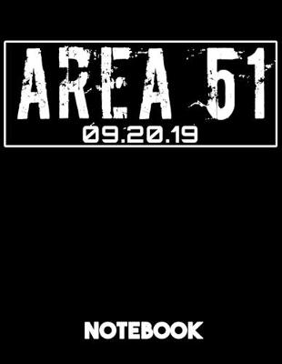 Book cover for Area 51 09.20.19 Notebook