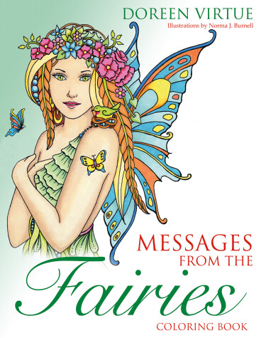 Book cover for Messages from the Fairies Coloring Book