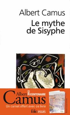 Book cover for Le mythe de Sisyphe. Edition special centenaire avec carnet offert