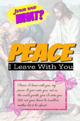 Book cover for Jesus Said What? Peace I Leave with You