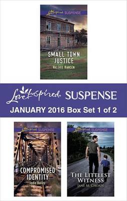 Book cover for Love Inspired Suspense January 2016 - Box Set 1 of 2