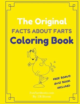 Book cover for The Original Facts About Farts Coloring Book