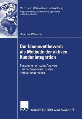 Book cover for Der Ideenwettbewerb ALS Methode Der Aktiven Kundenintegration