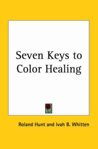 Cover of Seven Keys to Color Healing (1940)