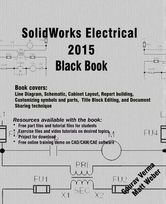 Book cover for SolidWorks Electrical 2015 Black Book