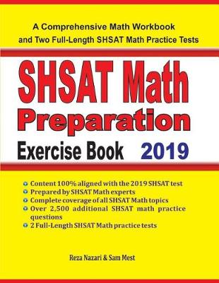 Book cover for SHSAT Math Preparation Exercise Book