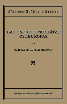 Book cover for Bau und Bodenschätze Osteuropas