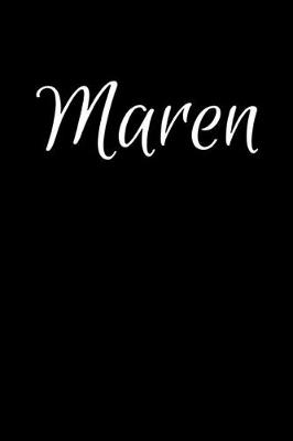 Book cover for Maren