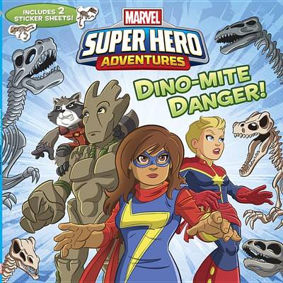 Book cover for Super Hero Adventures: Dino-Mite Danger!