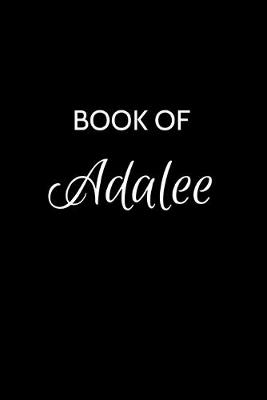 Book cover for Book of Adalee