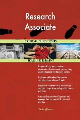 Cover of Research Associate Critical Questions Skills Assessment