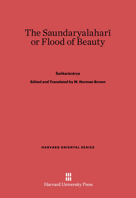 Cover of The Saundaryalahari or Flood of Beauty