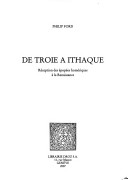 Book cover for de Troie a Ithaque