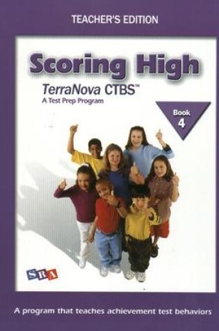 Cover of Scoring High on the TerraNova CTBS, Grade 4, Teacher Edition