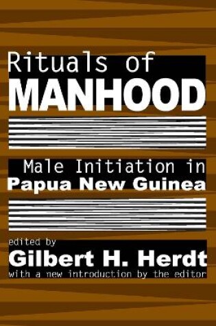 Cover of Rituals of Manhood