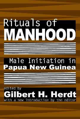 Book cover for Rituals of Manhood