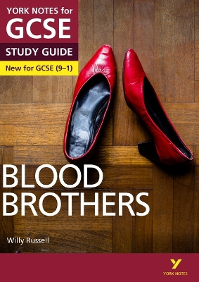 Book cover for Blood Brothers: York Notes for GCSE - everything you need to study and prepare for the 2025 and 2026 exams