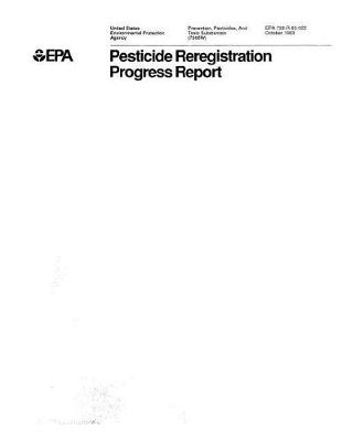 Cover of Pesticide Reregistration Progress Report October 1993