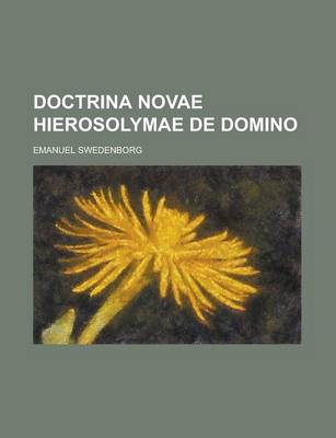 Book cover for Doctrina Novae Hierosolymae de Domino