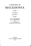 Book cover for A History of Macedonia