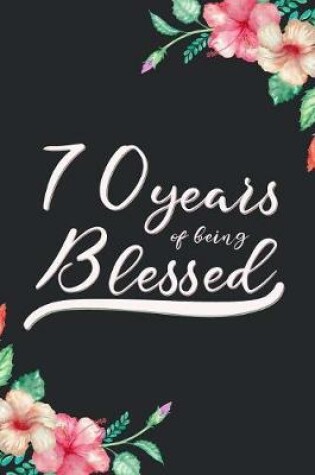 Cover of Blessed 70th Birthday Journal