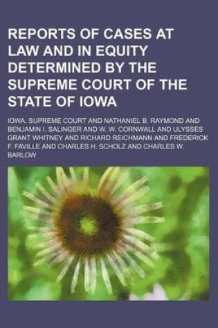 Cover of Reports of Cases at Law and in Equity Determined by the Supreme Court of the State of Iowa (Volume 181)