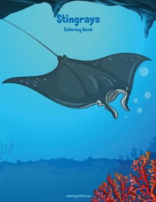 Book cover for Stingrays Coloring Book 1