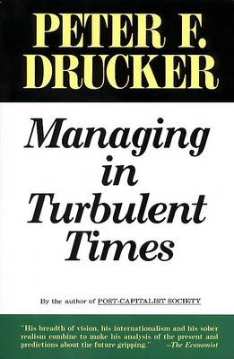 Book cover for Managing in Turbulent Times