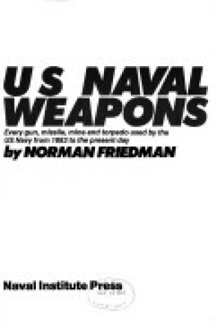 Cover of Us Naval Weapons