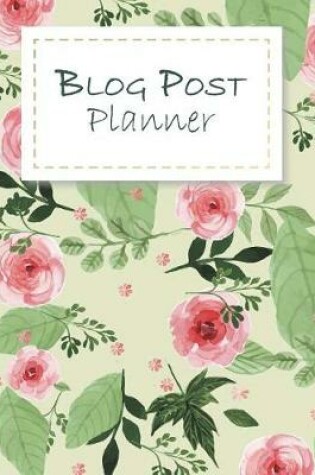 Cover of Blog Post Planner