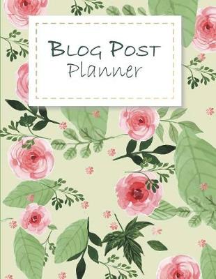 Book cover for Blog Post Planner