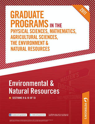 Book cover for Peterson's Graduate Programs in the Physical Sciences 2011