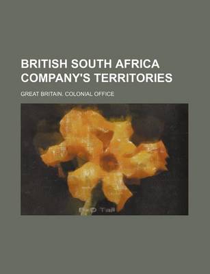 Book cover for British South Africa Company's Territories