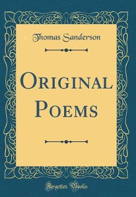 Book cover for Original Poems (Classic Reprint)