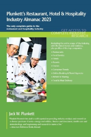 Cover of Plunkett's Restaurant, Hotel & Hospitality Industry Almanac 2023