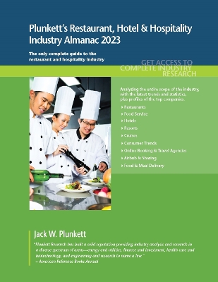 Book cover for Plunkett's Restaurant, Hotel & Hospitality Industry Almanac 2023