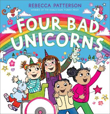 Book cover for Four Bad Unicorns