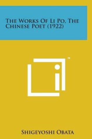 Cover of The Works of Li Po, the Chinese Poet (1922)