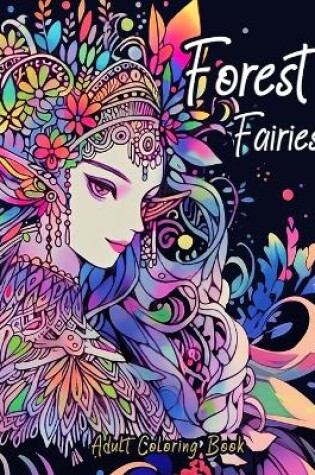 Cover of Forest Fairies Adult Coloring Book