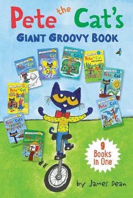 Book cover for Pete the Cat's Giant Groovy Book