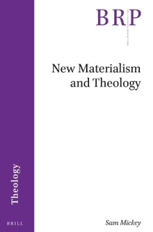 Cover of New Materialism and Theology