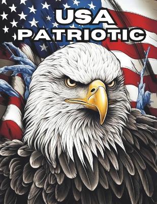 Book cover for USA Patriotic Coloring Journey