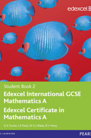 Cover of Edexcel International GCSE Mathematics A Student Book 2 with ActiveBook CD