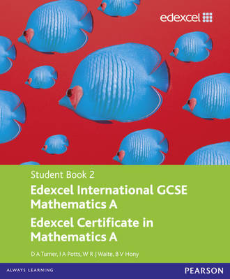 Cover of Edexcel International GCSE Mathematics A Student Book 2 with ActiveBook CD