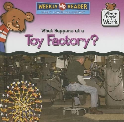 Book cover for What Happens at a Toy Factory?