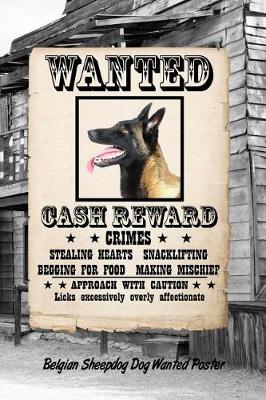 Book cover for Belgian Sheepdog Dog Wanted Poster