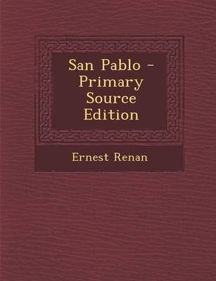 Book cover for San Pablo - Primary Source Edition