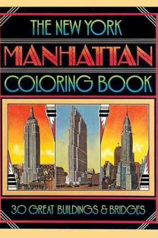 Cover of The New York City Manhattan Coloring Book